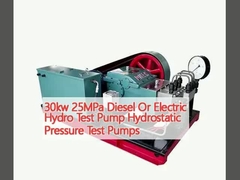 30kw bombas hidrostáticas de la prueba de presión de la prueba de la bomba hidráulica diesel o eléctrica de 25MPa