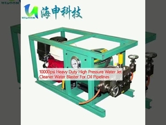 10000psi Limpiador de chorro de agua de alta presión para tuberías de aceite