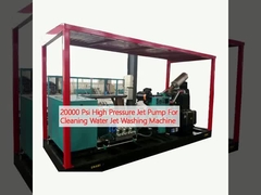 20000 psi bomba de chorro de alta presión para la limpieza de la máquina de lavado de chorro de agua