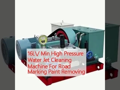 16L/ La máquina de limpieza de Min High Pressure Water Jet para la marca de camino pinta la eliminación