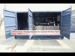 2800bar Máquina de hidroflujo para hormigón extraer hidroflujo 700HP