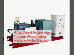 arenadores hidráulicos de la máquina del agua de alta presión del motor diesel que echan en chorro 132kw