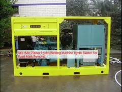 100L/Min 700bar Máquina de hidroflujo Hidroflujo para la eliminación de marcas de carretera