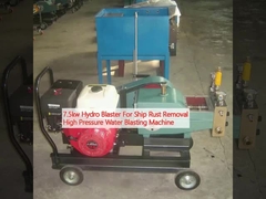 7.5kw Hydro Blaster para la eliminación de óxido de los buques Máquina de chorro de agua de alta presión