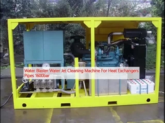 Máquina de limpieza de chorros de agua para intercambiadores de calor 1600bar