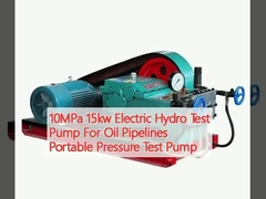 bomba hidráulica eléctrica de la prueba de 10MPa 15kw para la bomba portátil de la prueba de presión de los oleoductos