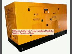 el móvil de alta presión industrial de las lavadoras 11600psi para los tubos de la planta de la electricidad limpia