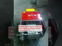 máquina hidráulica de la prueba de presión de agua de la bomba hidráulica de alta presión de la prueba 300MPa