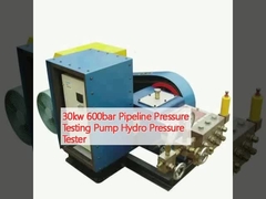 probador hidráulico de la presión de la bomba de la prueba de presión de la tubería de 30kw 600bar