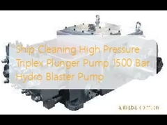 La limpieza de buques de alta presión Triplex bomba de chorro de 1500 bar bomba de hidroblastro