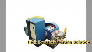 Sistema de prueba de presión de bomba de prueba hidráulica de 800 bar