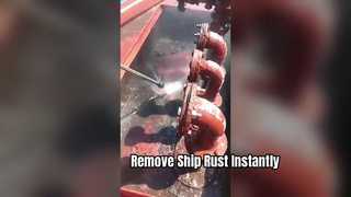 Hidroblaster para eliminación de pinturas de barcos.