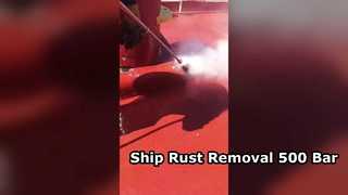 Máquina de eliminación de óxido de barco de alta presión 500 bar