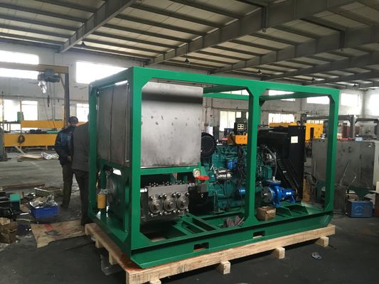 Máquina de hidroflujo limpiadora de alta presión para limpieza de buques