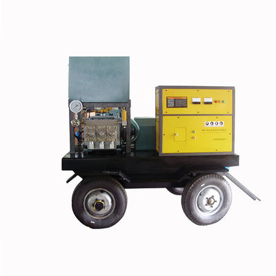 600bar 75kw Trolley limpiador de alta presión máquina de limpieza de chorro de agua de alta presión