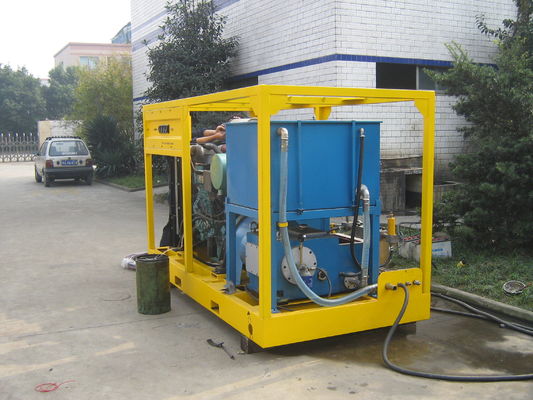 Máquina de limpieza industrial de chorros de agua de 630 bar con motor diesel