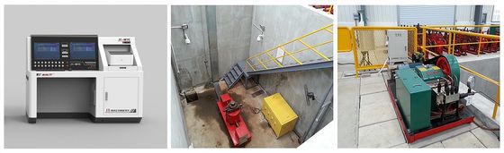 Banco de pruebas de alta presión hidráulico del sistema de prueba del centro de experimentos hidrostático con el registrador de carta