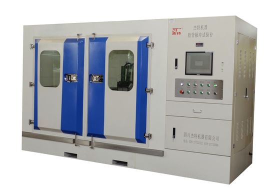 Banco de pruebas hidráulico de la manguera de la máquina de la prueba de presión del impulso de ISO9001 125MPa