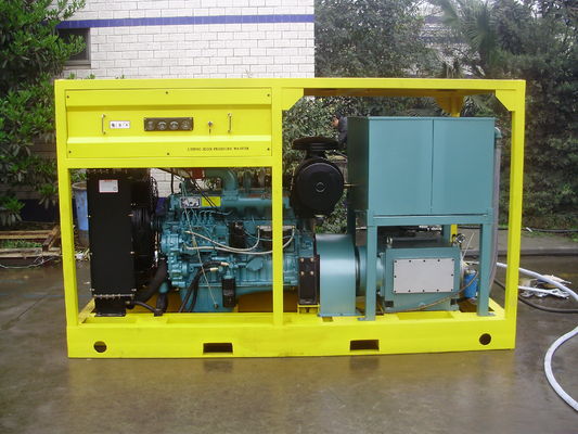 100L/Min 700bar Máquina de hidroflujo Hidroflujo para la eliminación de marcas de carretera