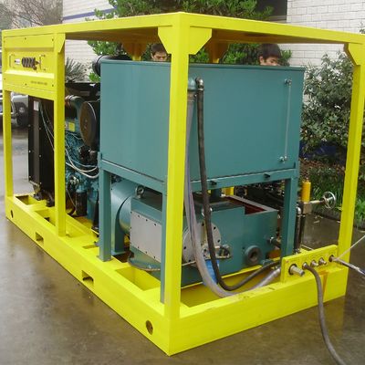 agua industrial de voladura hidráulica Jet Cleaner Machine 800bar del equipo 90kw