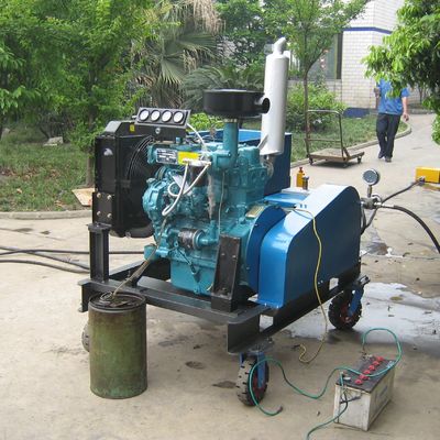 Gasoductos de buques presión hidráulica bomba de prueba hidráulica 400 bar motor diesel