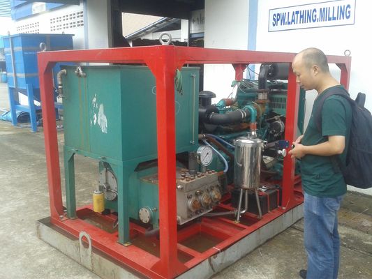 90kw 1500bar Equipo de hidroflujo Industrial máquina de flujo de agua
